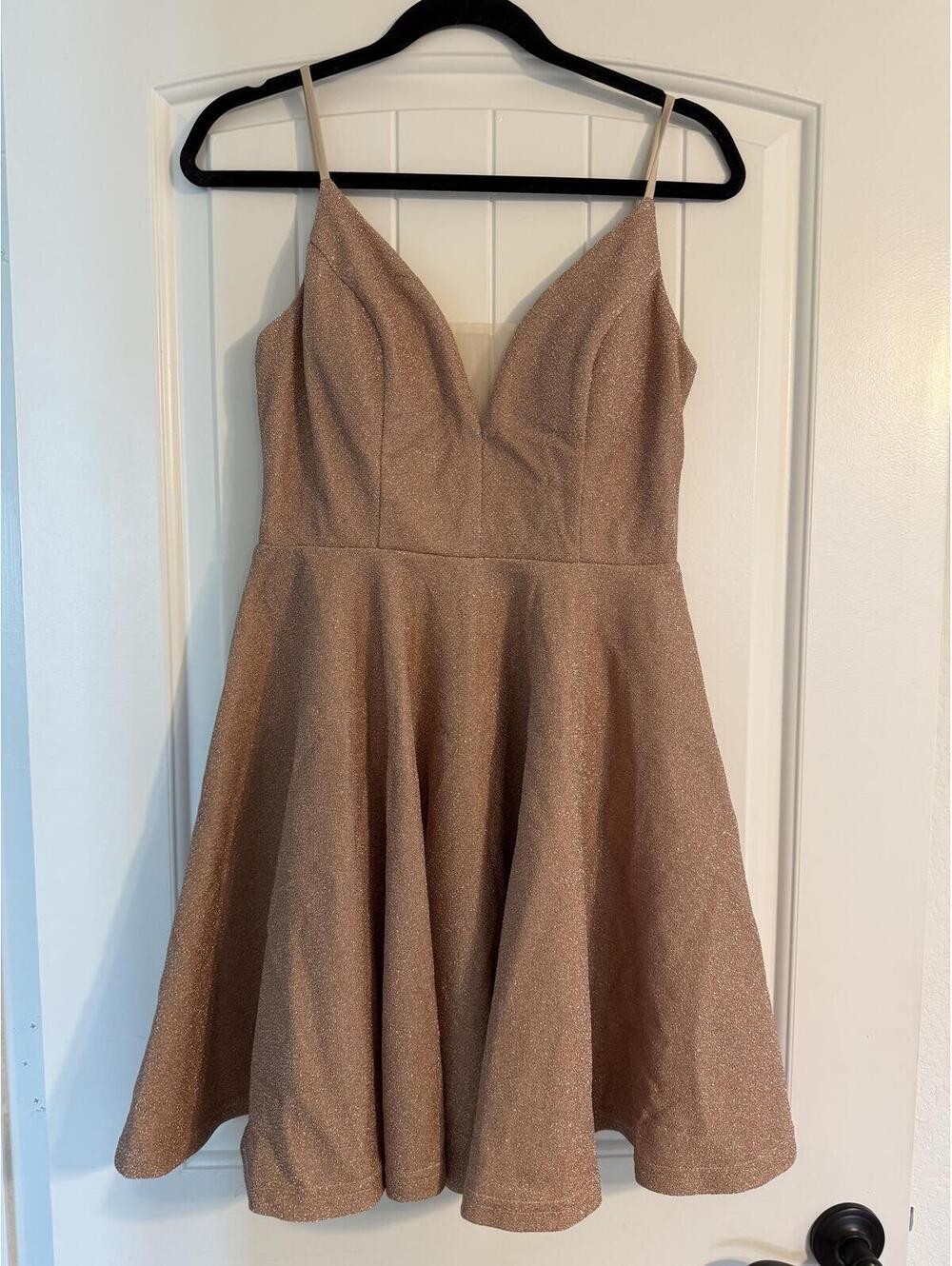 BRAND NEW Ever Pretty Sleeveless A-Line Party Dress in Beige, Size S